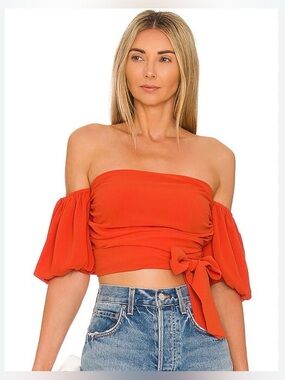 House of Harlow 1960 x REVOLVE Leya Top Orange Red size Medium